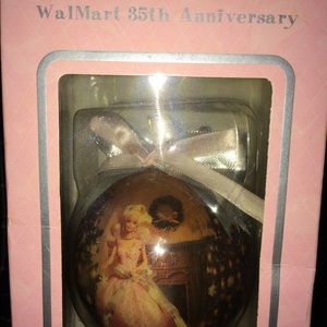 Barbie 35th Anniversary Wal-Mart Christmas Ornament & Stand